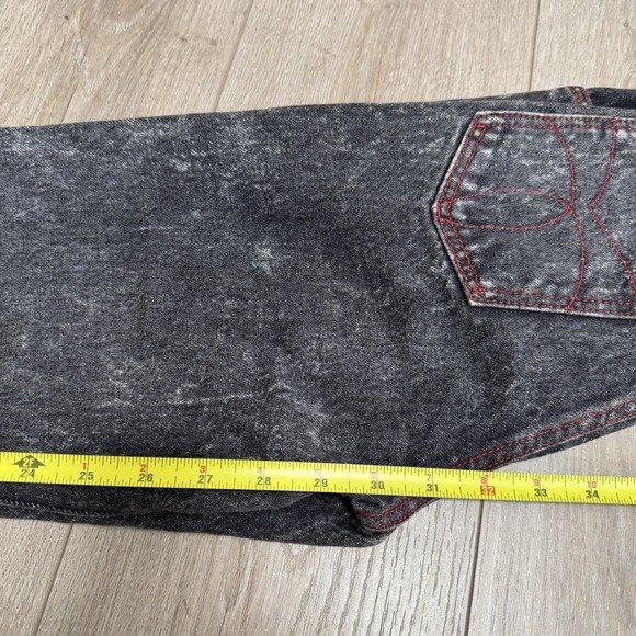 NWT Vintage Bill Blass 90s Polar Ice Acid Wash Mom Jeans Size 27 Made In USA Y2k - Picture 8 of 9